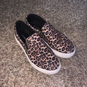 Cheetah Print Soda Slip Ons